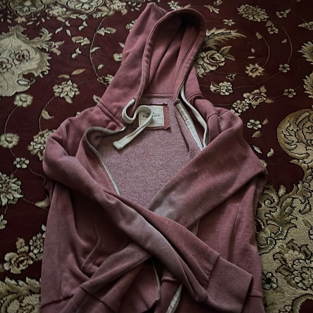 Burgundy zip up jacket in a size large from the brand reflex. really cute!